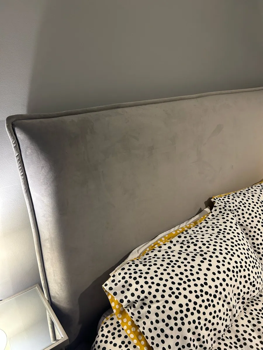 King size bed and mattress - Image 3