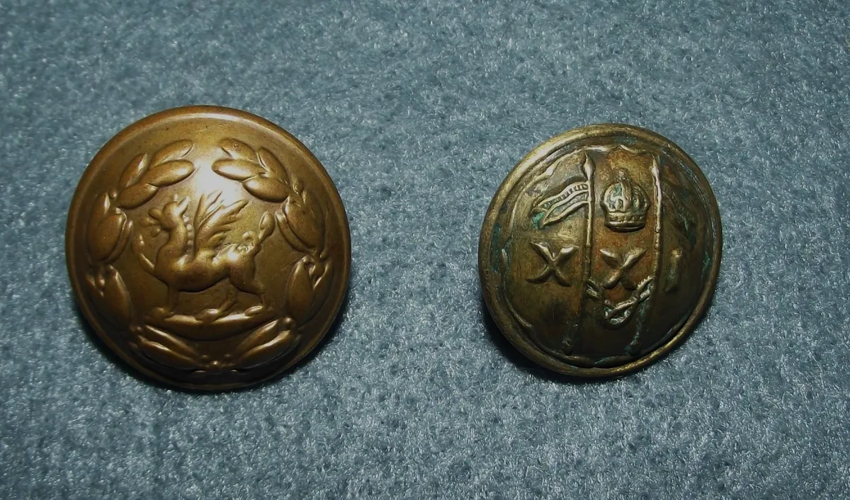 Vintage Military Buttons - Image 2