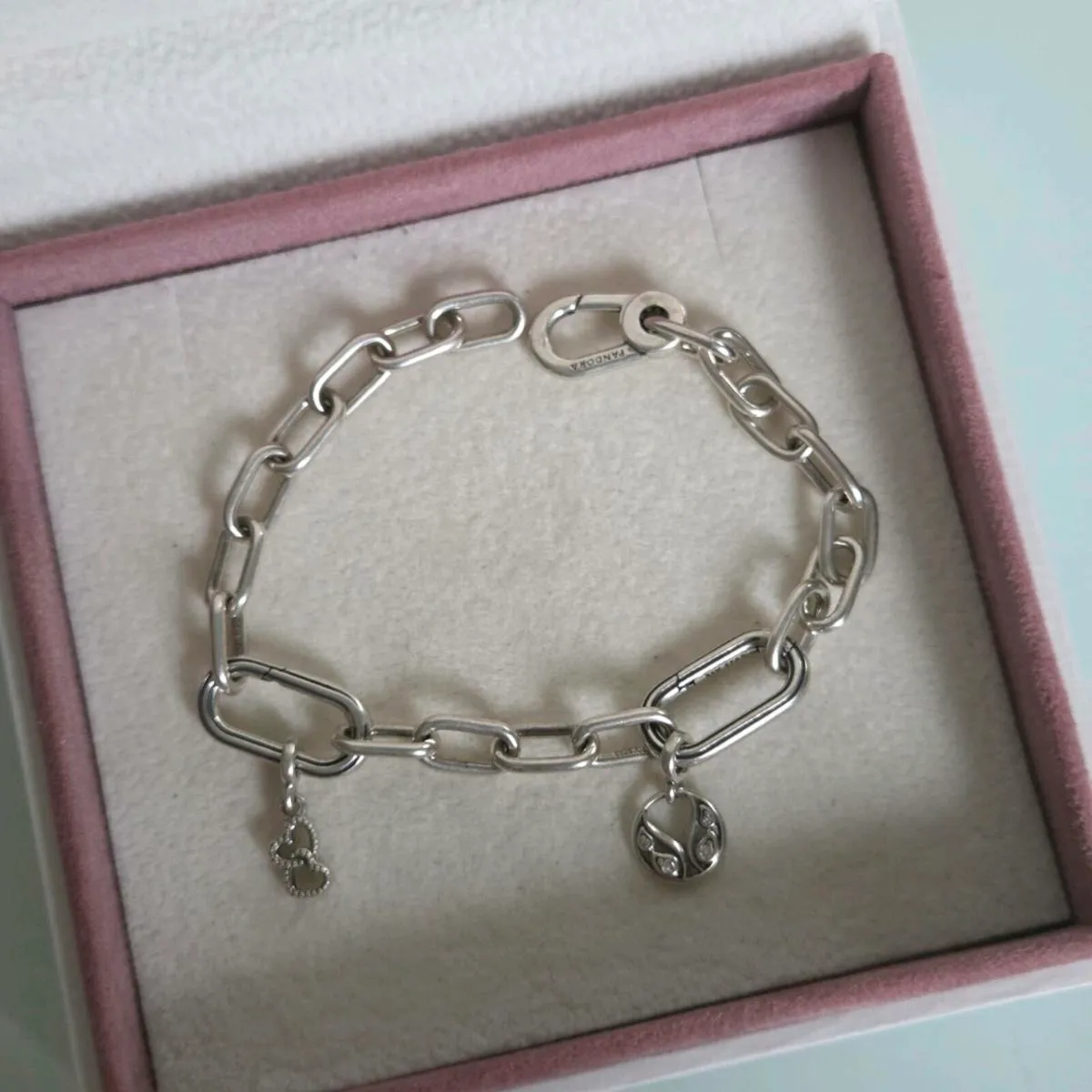 Pandora bracelet with two charms fully hallmarked - Image 3