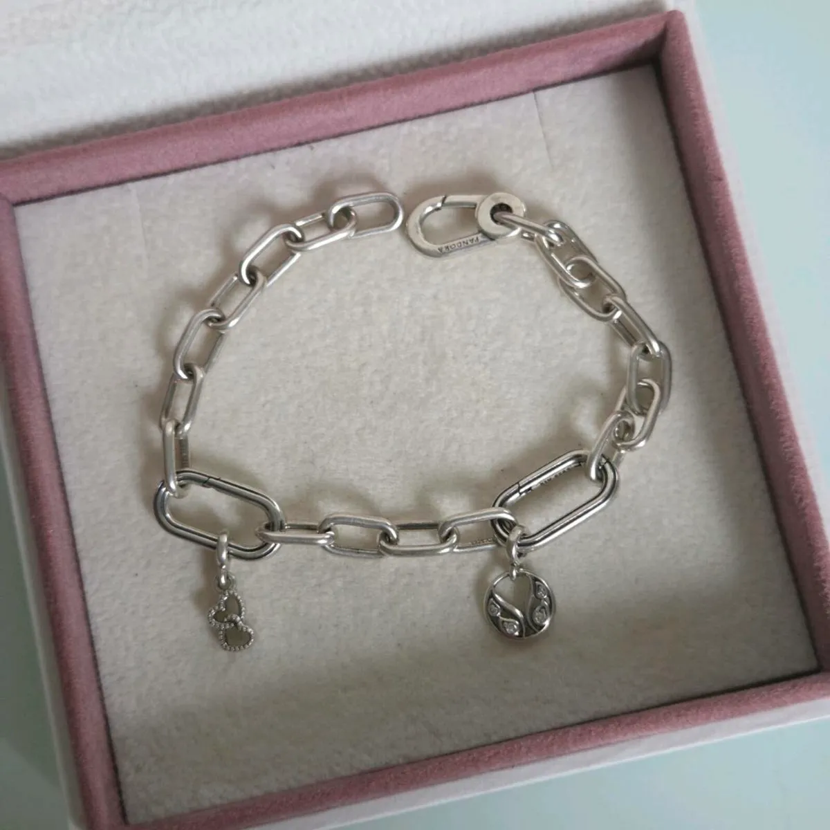 Pandora bracelet with two charms fully hallmarked - Image 4
