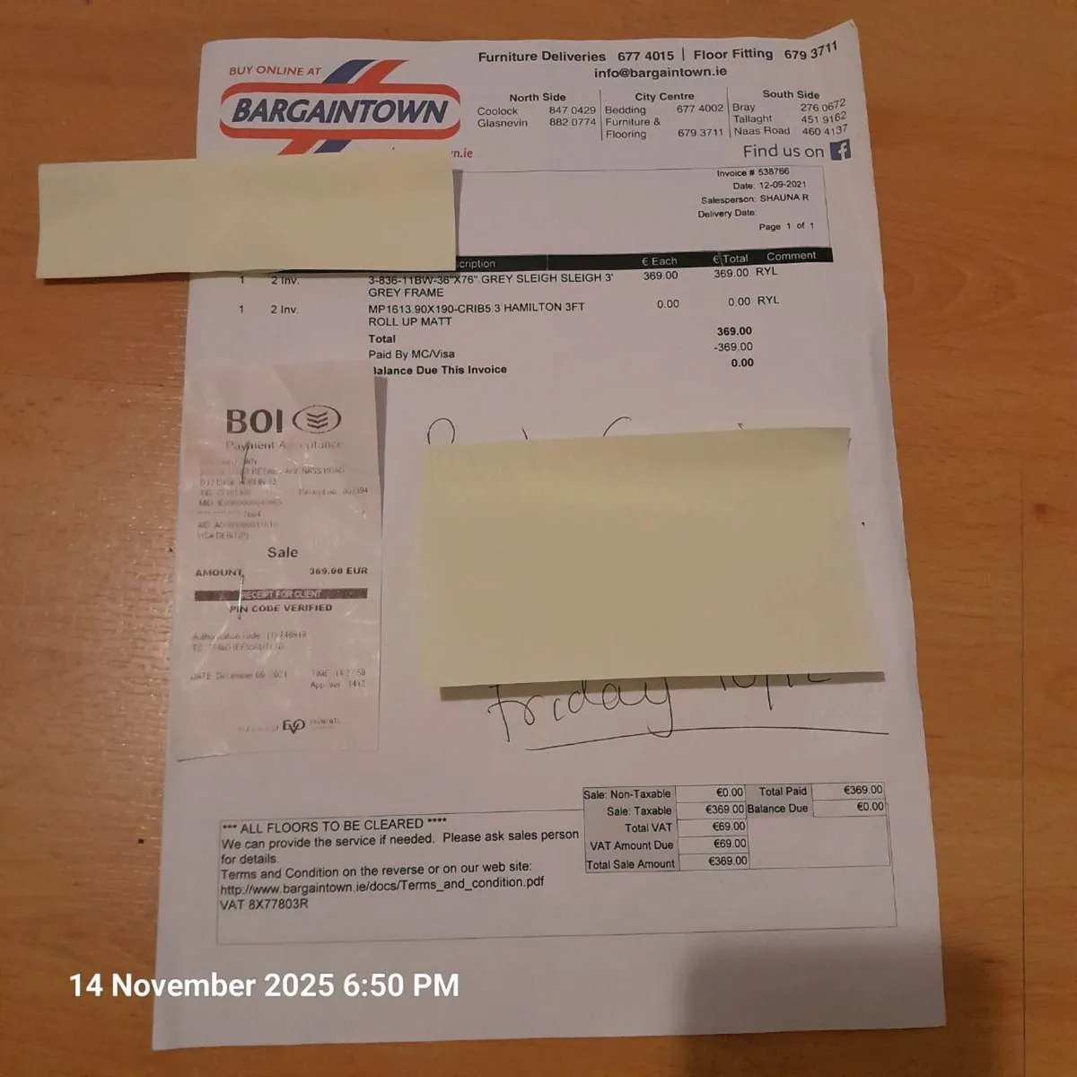 Single Bed Frame and Mattress - Image 3