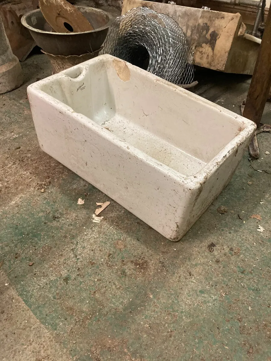 Antique Belfast Sink - Image 4