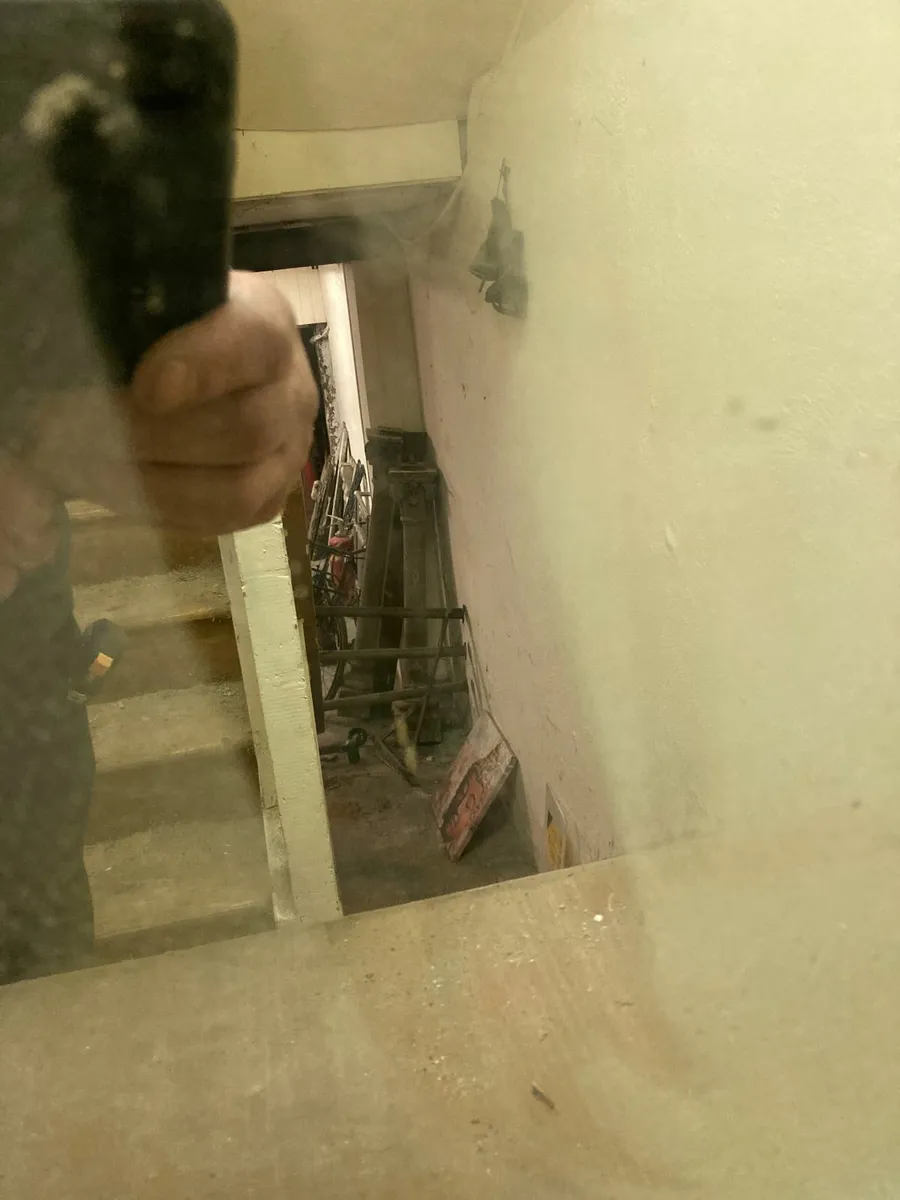 Antique Over Mantle Mirror - Detailed Frame - Image 2