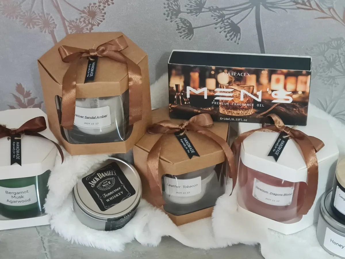 Hand made candles in glass jars - Image 4