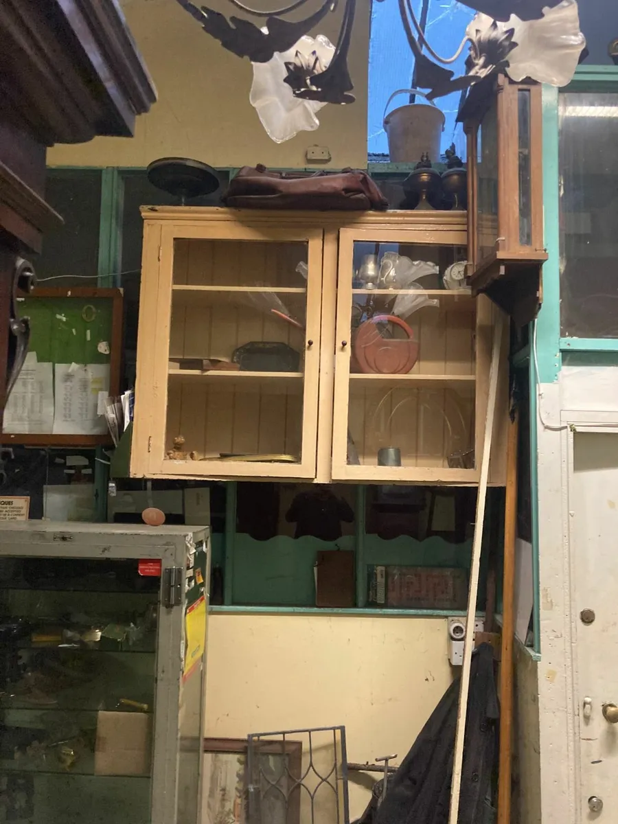 Antique Dresser Top / Hanging Bookcase - Image 1