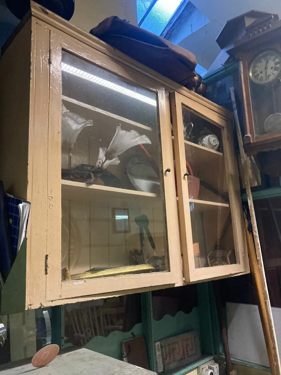 Antique Dresser Top / Hanging Bookcase - Image 2