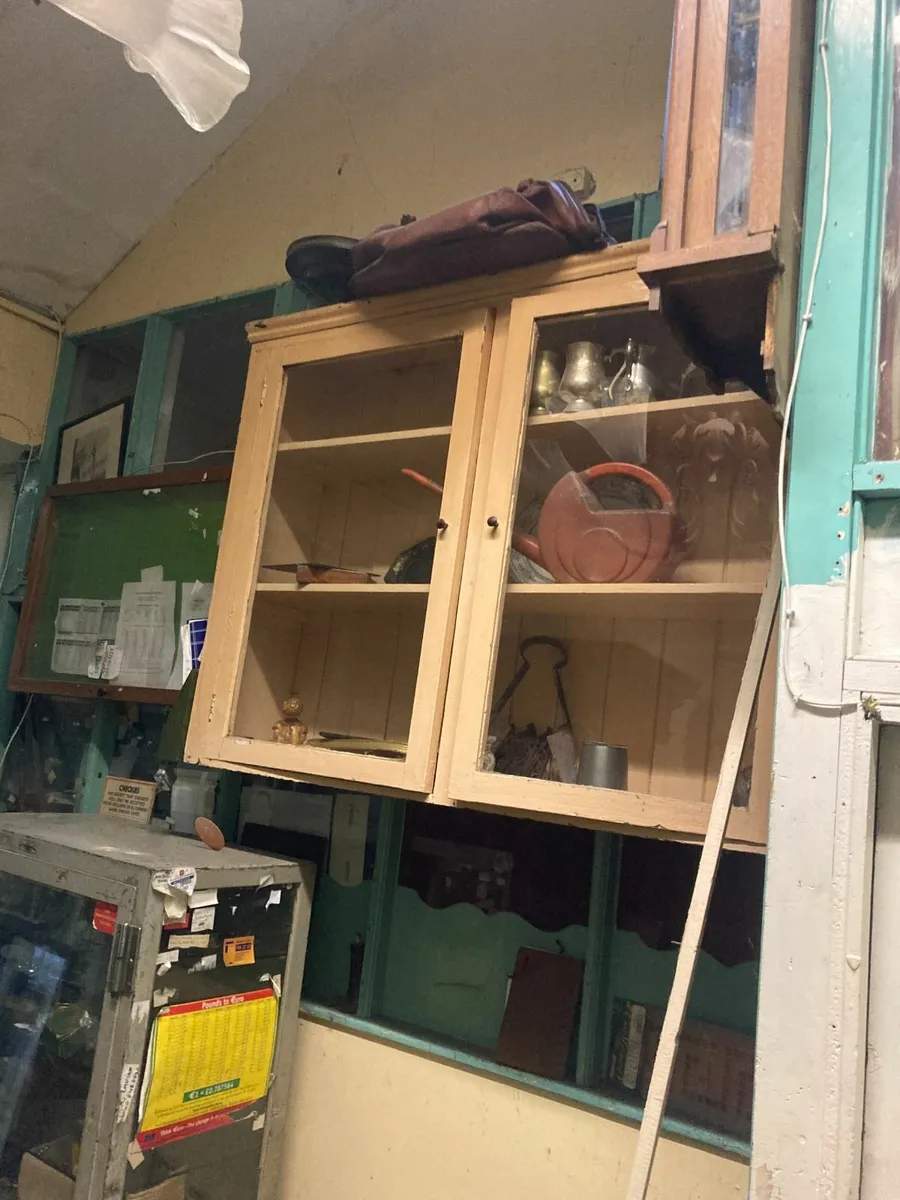 Antique Dresser Top / Hanging Bookcase - Image 3