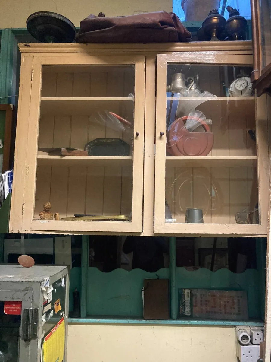 Antique Dresser Top / Hanging Bookcase - Image 4