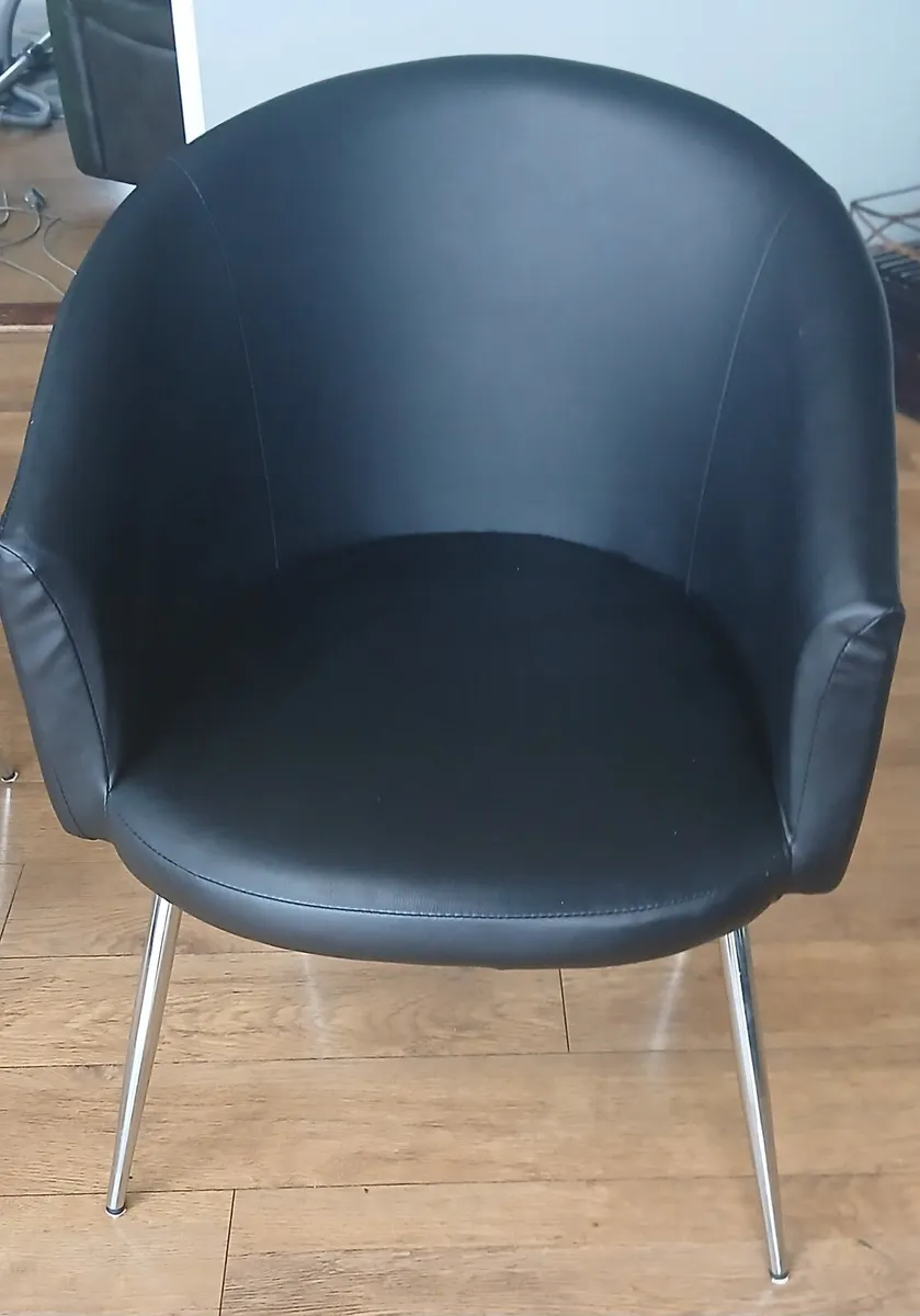 2 x Dining chairs armchairs occasional chairs - Image 2