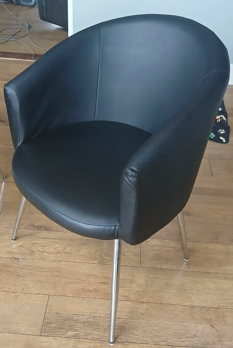 2 x Dining chairs armchairs occasional chairs - Image 3