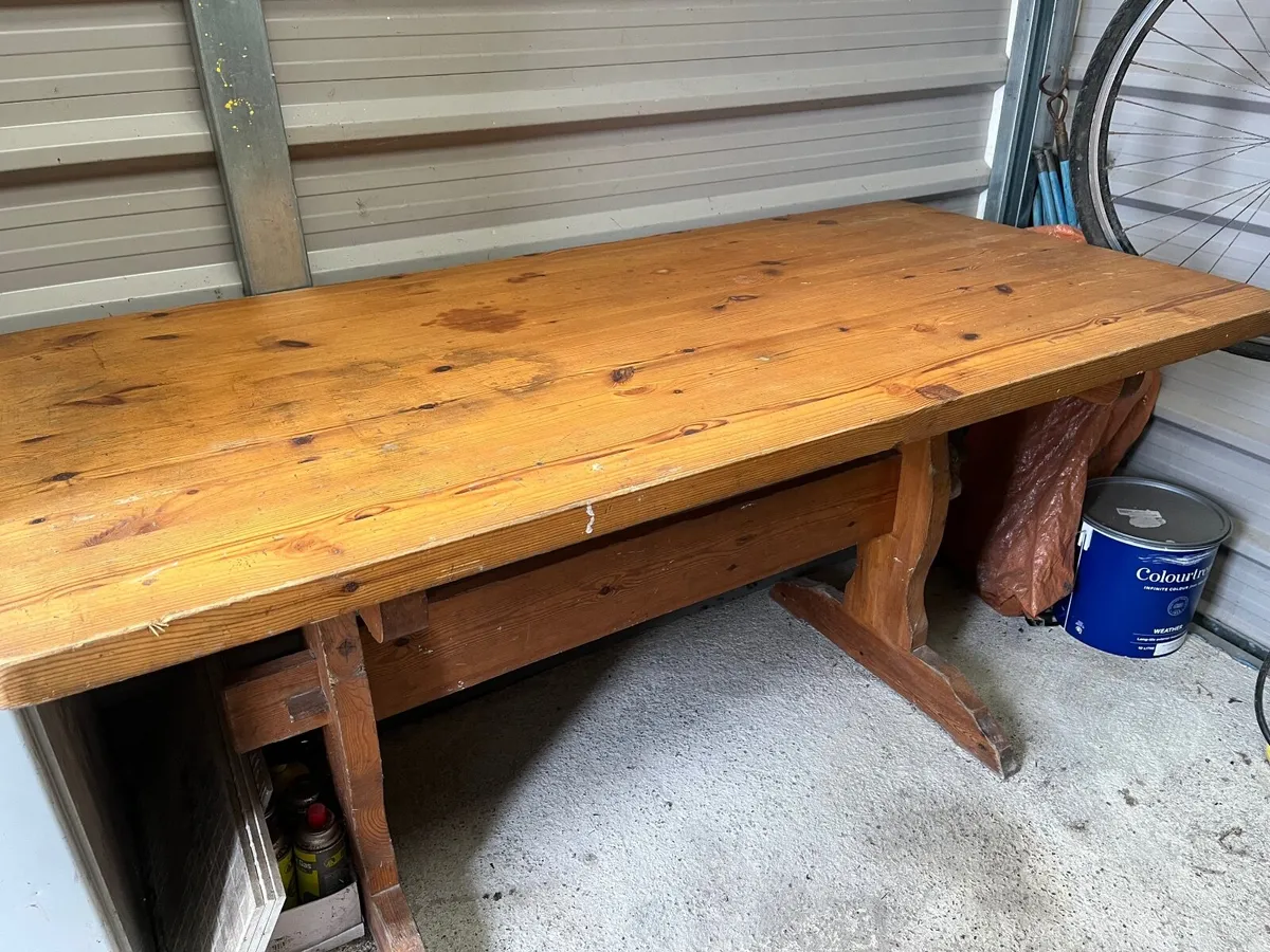 Solid Wooden Table - Image 1
