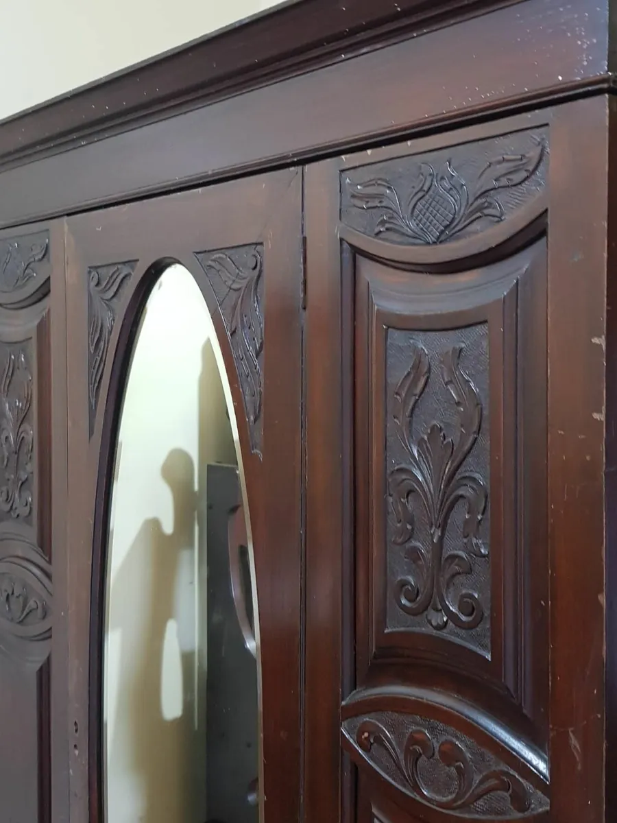 Vintage Solid Wood Armoire/Wardrobe. - Image 2