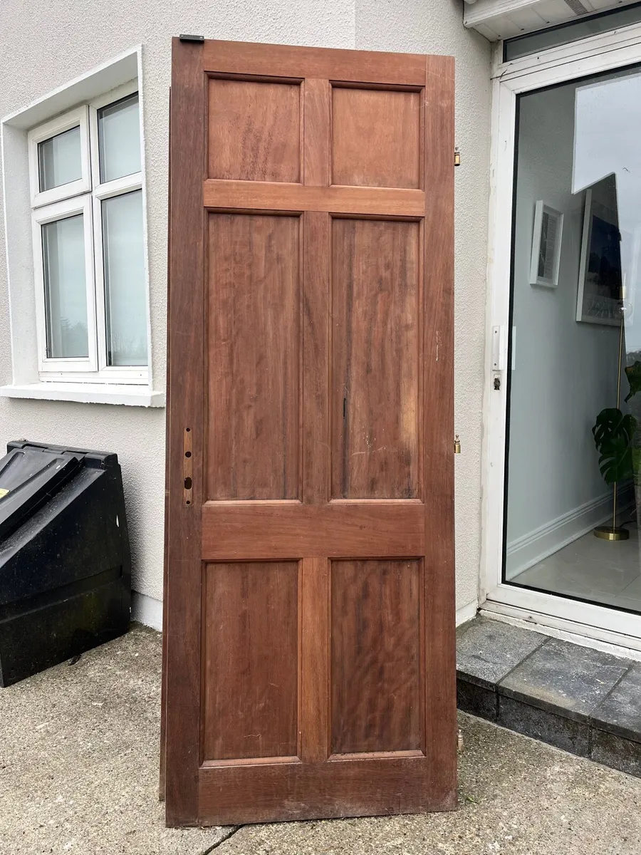 Solid mahogany doors - Image 1