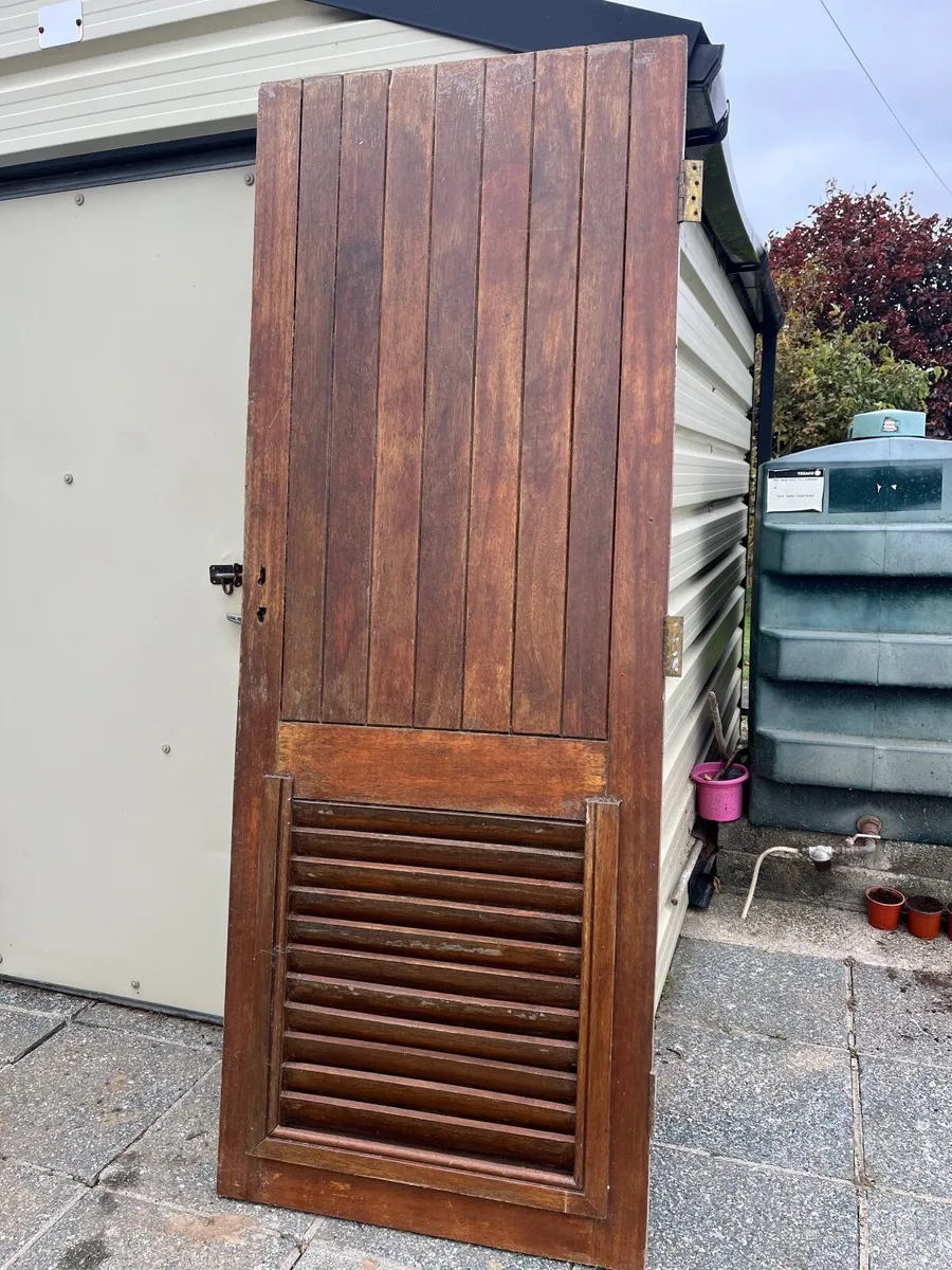 Solid mahogany doors - Image 2
