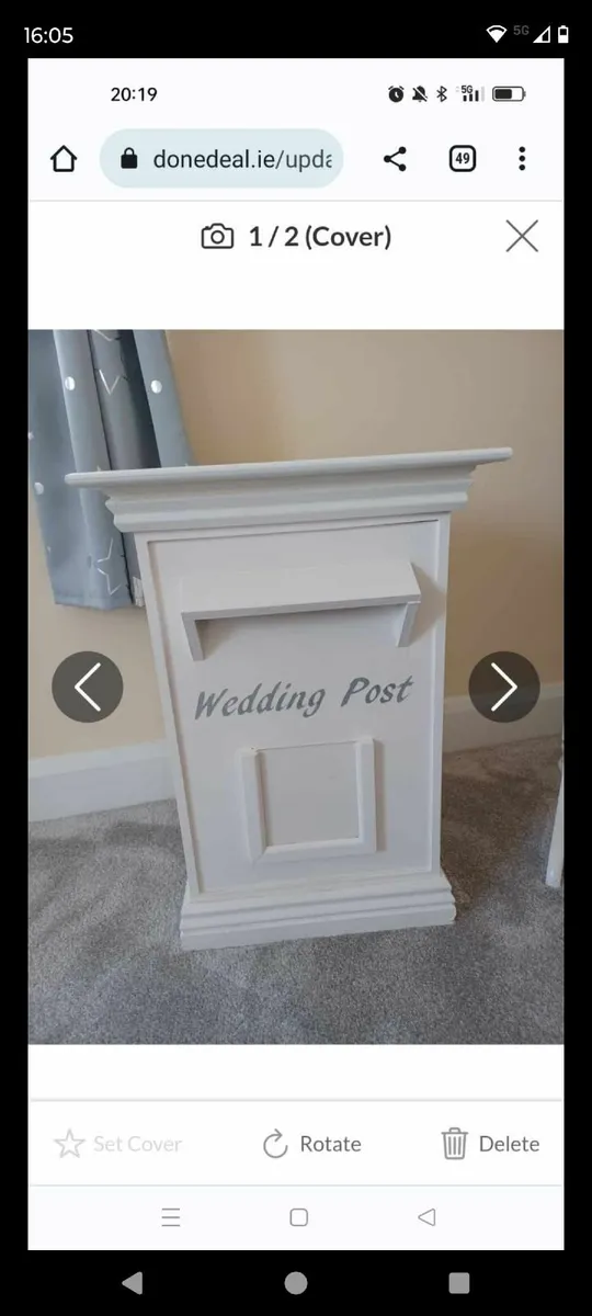 Wedding Post Box for Hire - Image 1