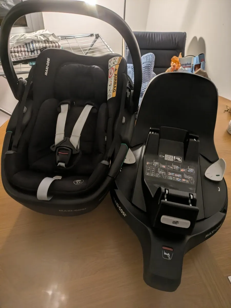 Car Seat and Base - Image 1