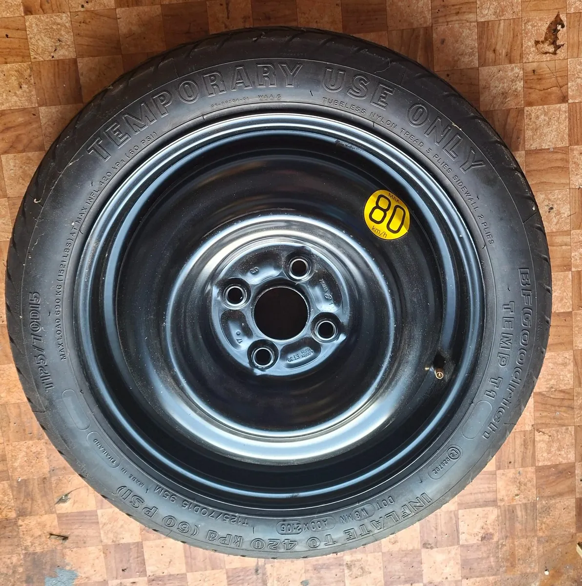 Spacesaver wheel for yaris - Image 1