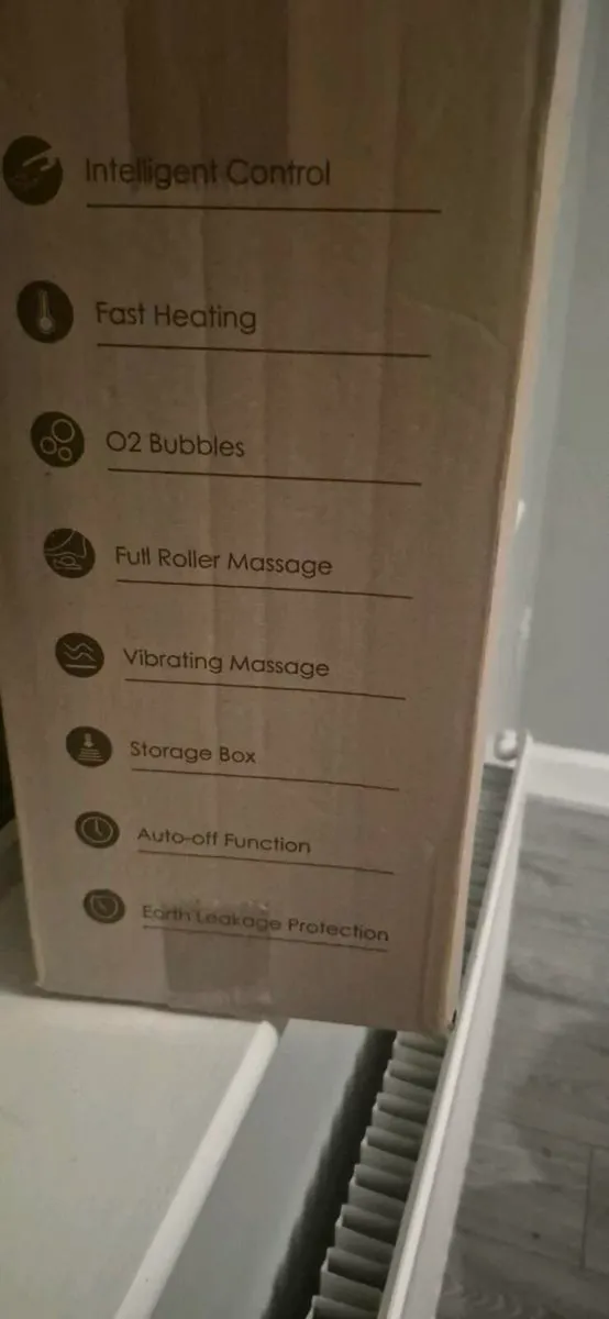 FOOT SPA MASSAGER WITH FULL ROLLER ,HEAT& BUBBLES - Image 3