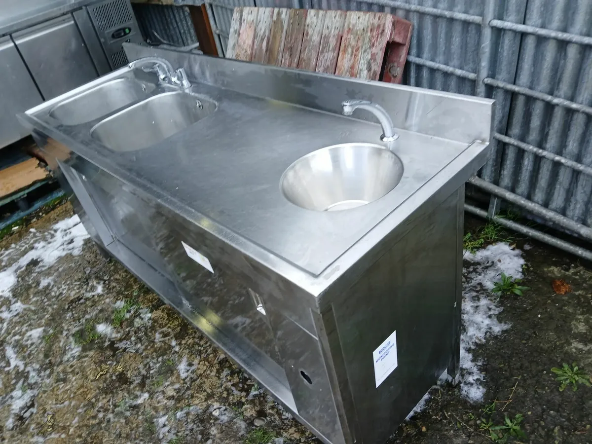 Stainless steel cabbinet /double sink unit .... - Image 4