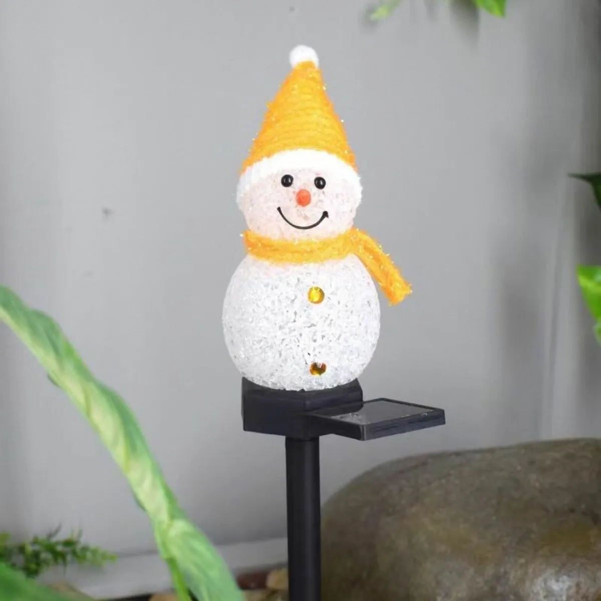Snowman Solar Lights Outdoor Waterproof Xmas Lamp - Image 3