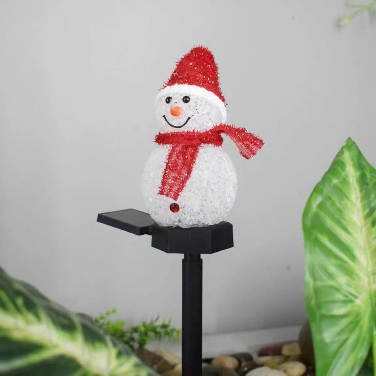 Snowman Solar Lights Outdoor Waterproof Xmas Lamp - Image 4