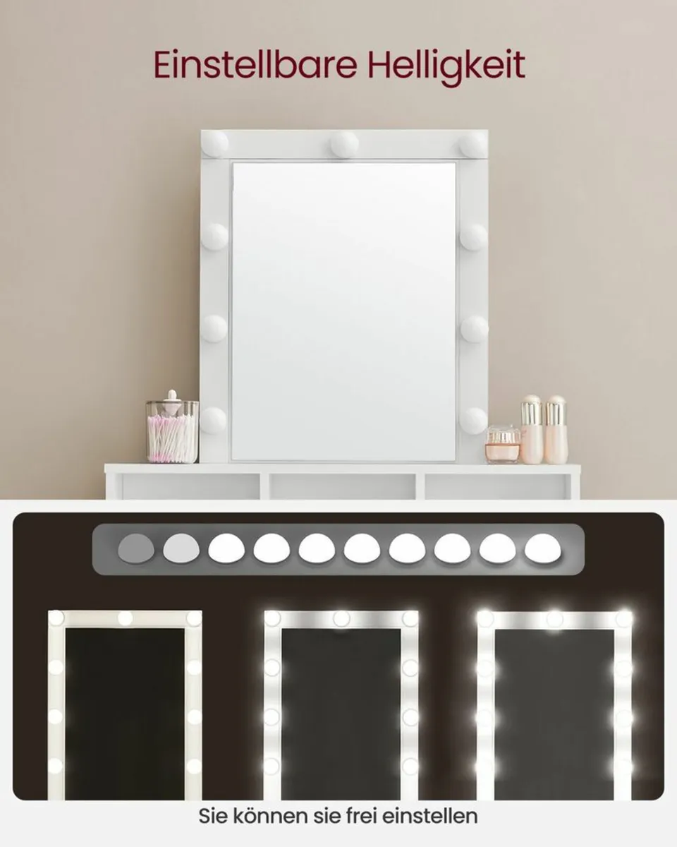 Dressing table LED Bulbs Hollywood mirror Vanity T - Image 4