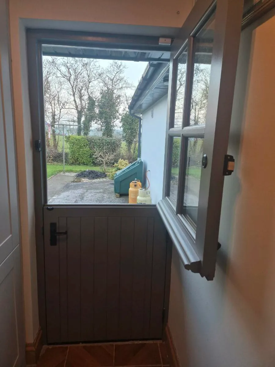 Irish Made Solid Hardwood Cottage Half Doors - Image 1