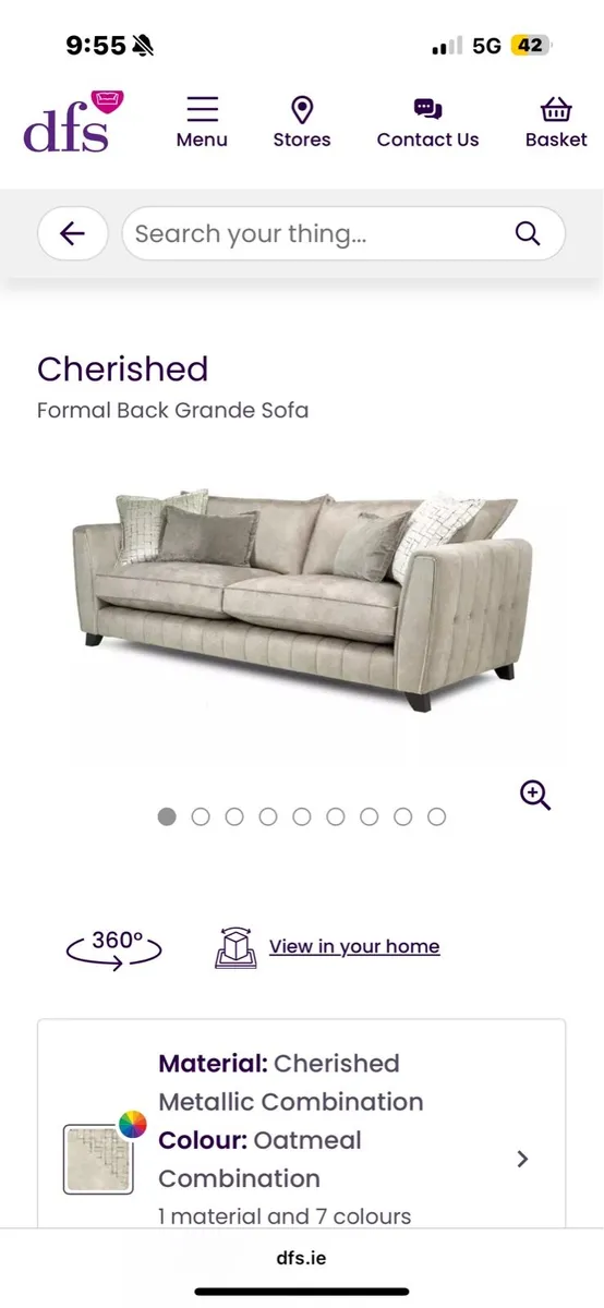 Sofa BRAND NEW DFS - Image 1