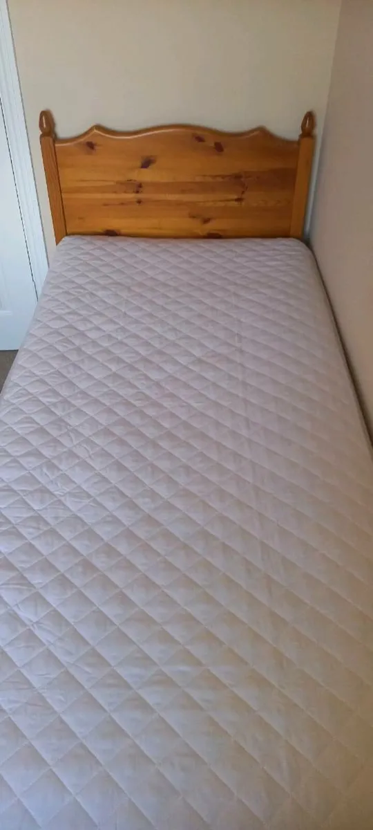 Single Divan Bed and Headboard - Image 3