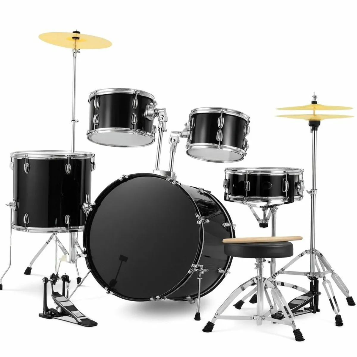 Adult Drum Set, 5-Piece Professional - Image 1