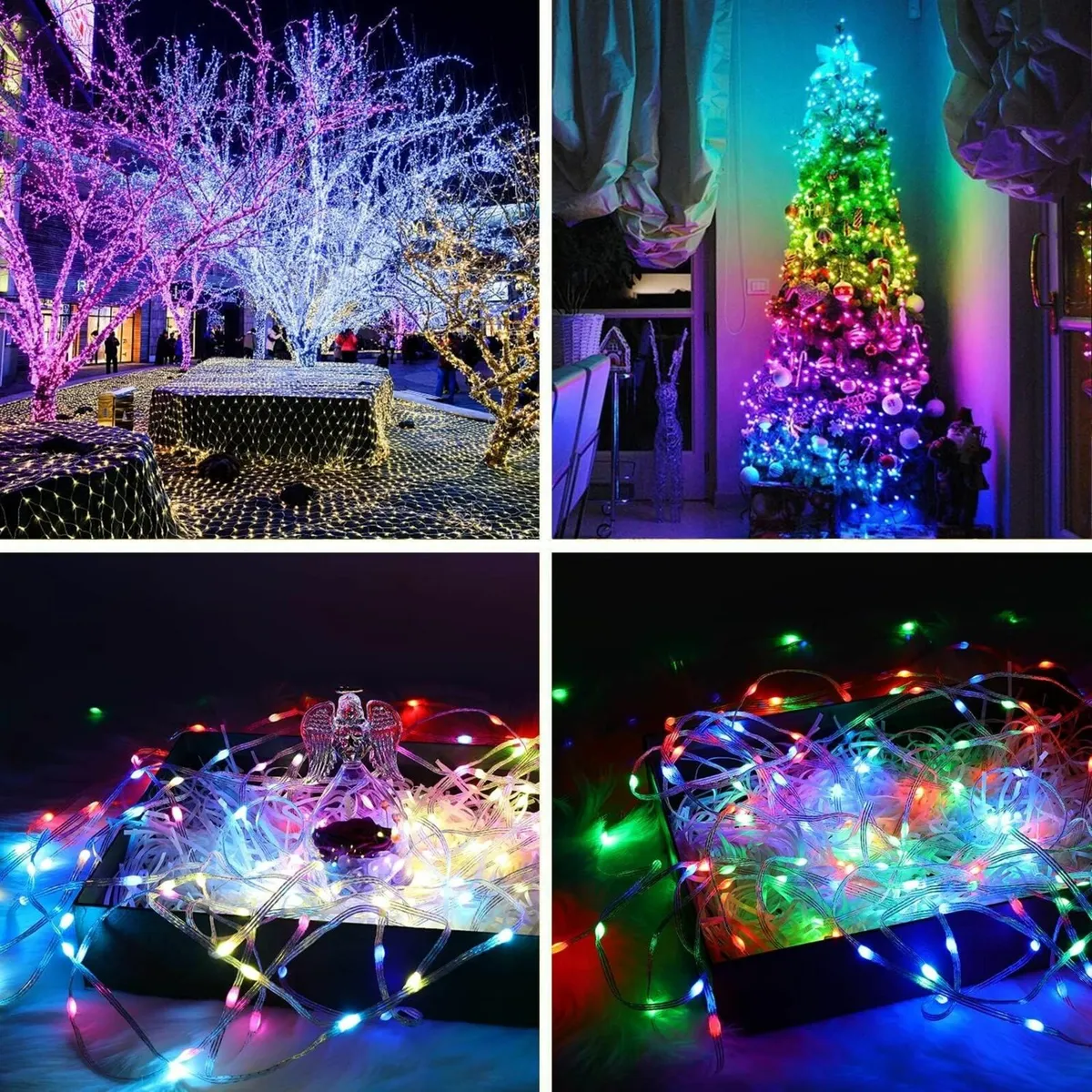 20m Xmas Fairy Lights 200 LED App Remote IP65 - Image 3