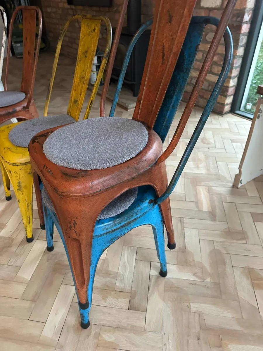 Vintage Style Dining Chairs - Image 3