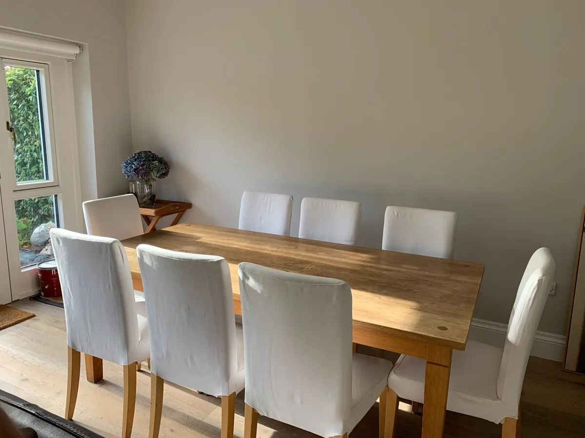 Dining chairs- high back x 8 - Image 2