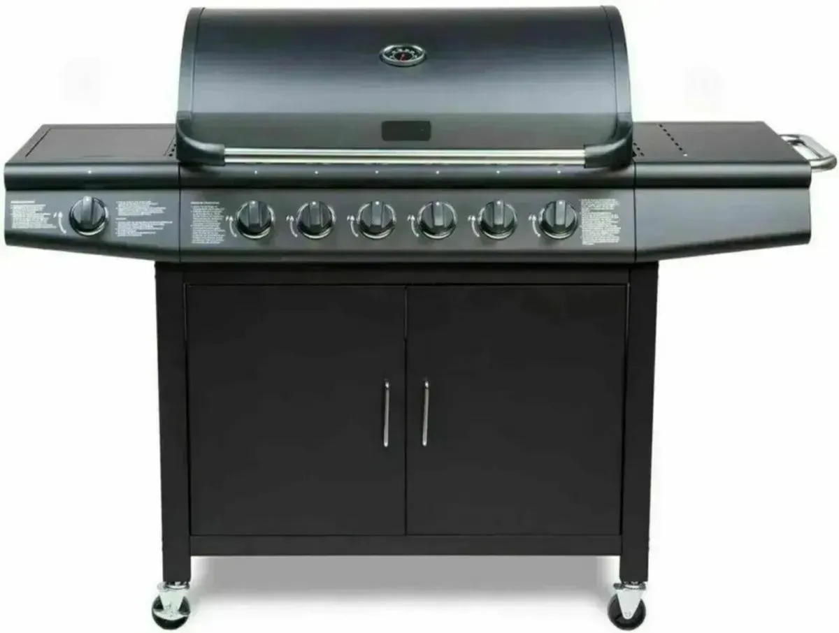 Pro Deluxe 7-Burner Gas Grill with 6+1 Burners - Image 1