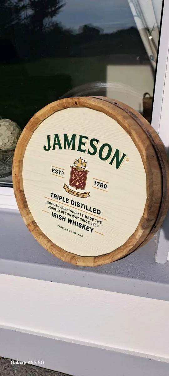 Jameson half barrel sign