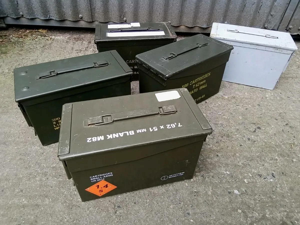 Military Ammunition Boxes - Image 1