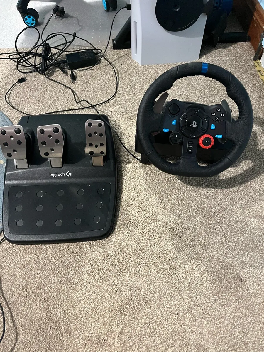 Logitech steering wheel and pedals
