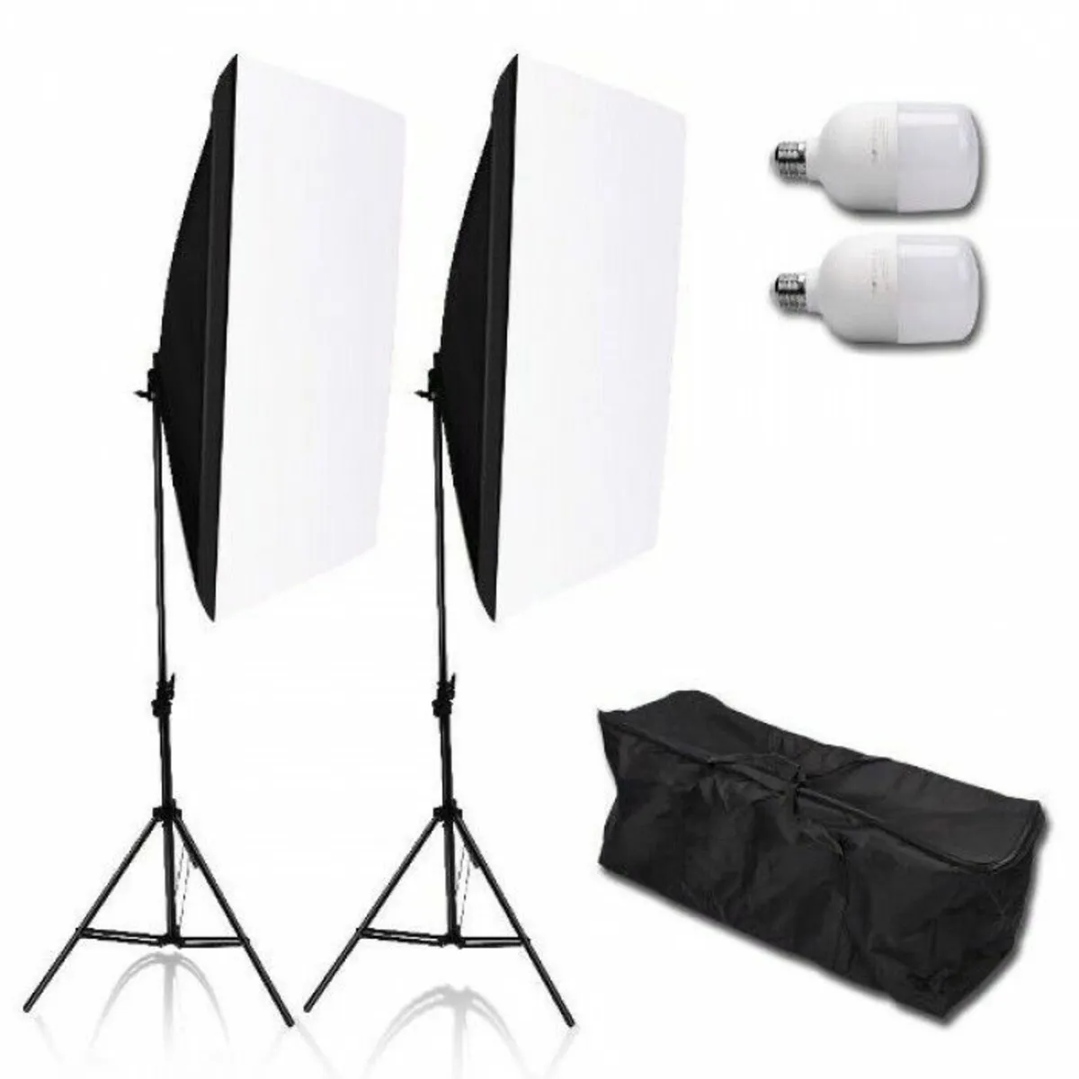 Softbox Continuous Lighting Kit 25W LED Bulb Light - Image 1