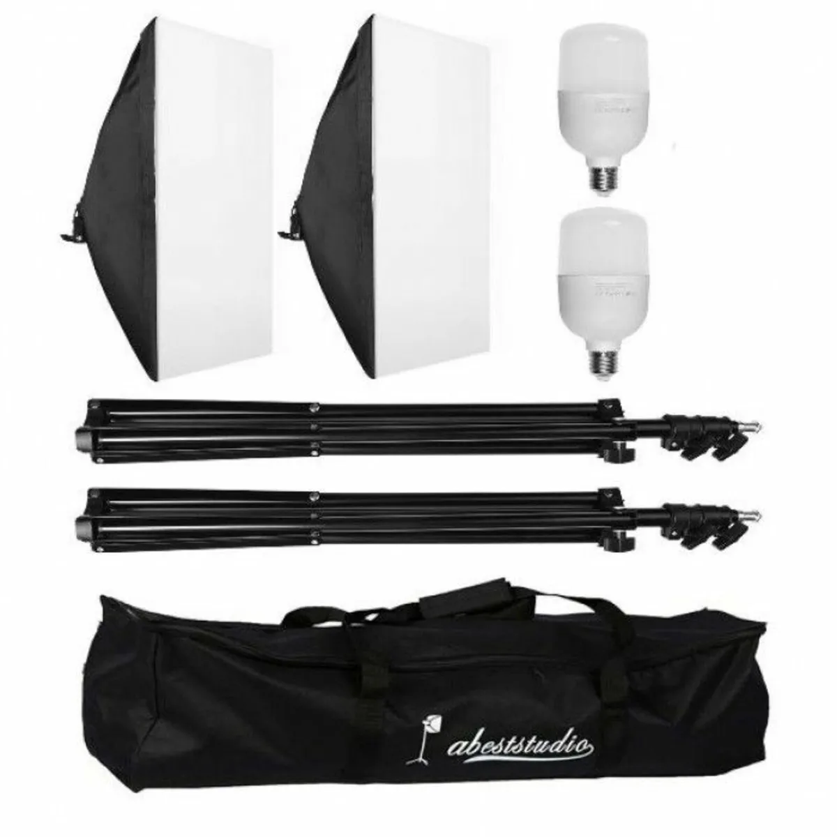 Softbox Continuous Lighting Kit 25W LED Bulb Light - Image 3