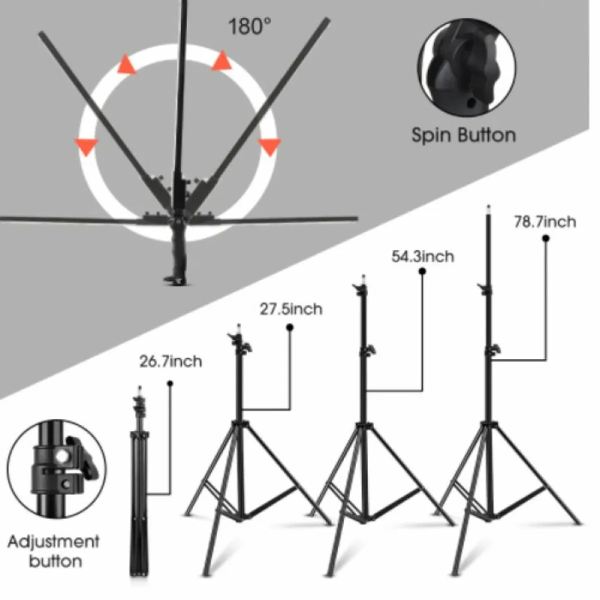 2x 188 Led Photo Studio Dimmable Fill Light - Image 4