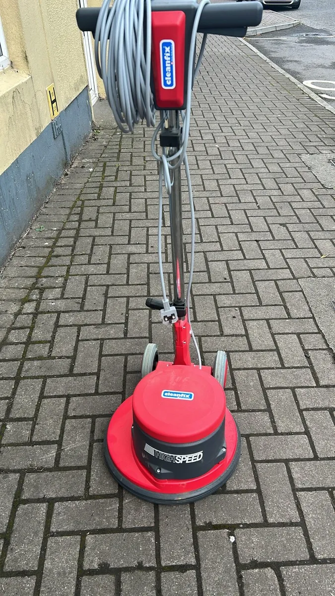 Cleanfix twin speed floor polisher buffer sander - Image 4