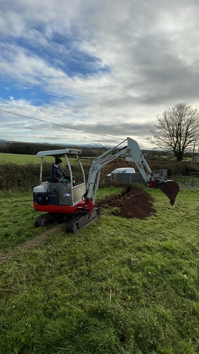 Landscaping/Mini digger hire - Image 4