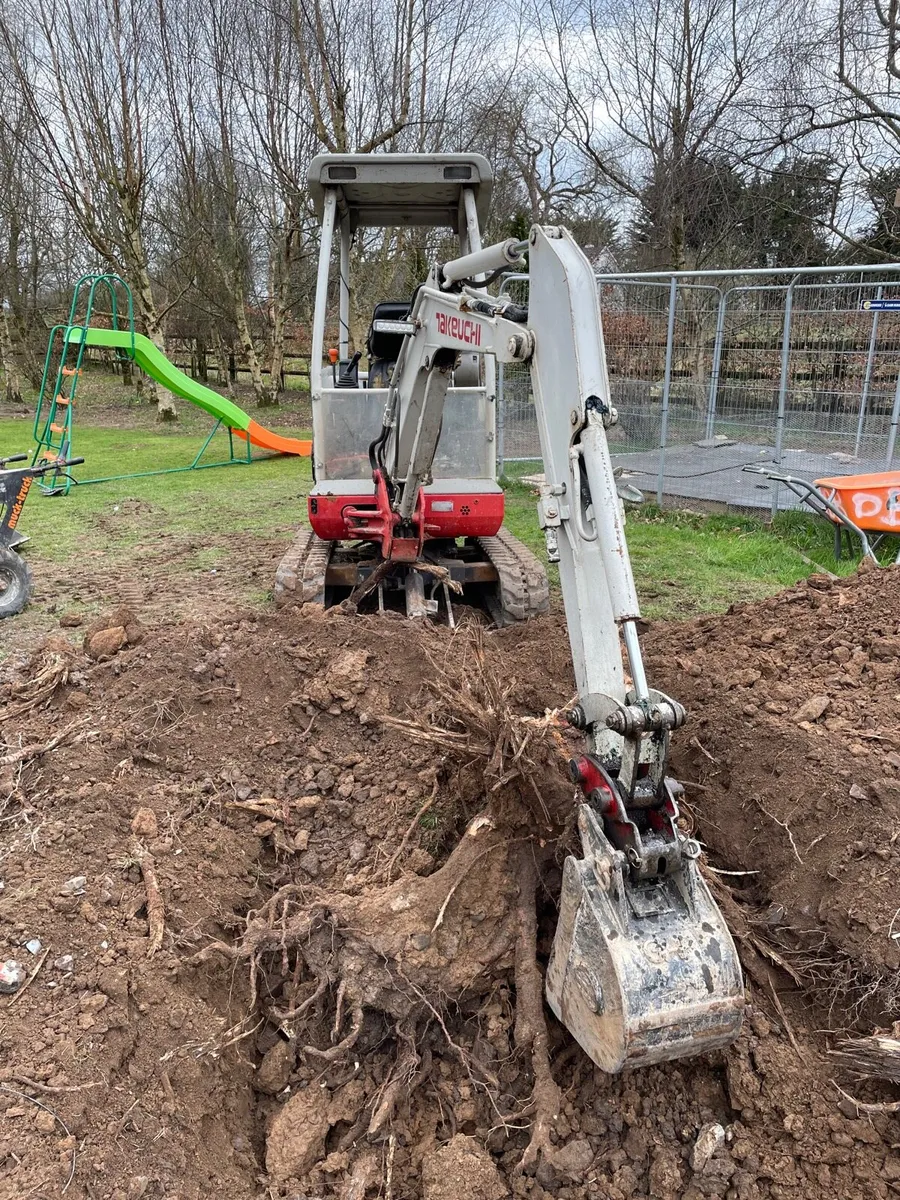 Landscaping/Mini digger hire - Image 2