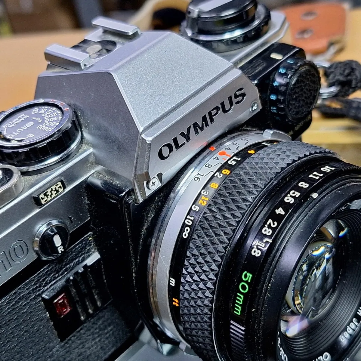 Olympus OM10 OM-System Auto-S 50mm Lens 35mm Film - Image 3