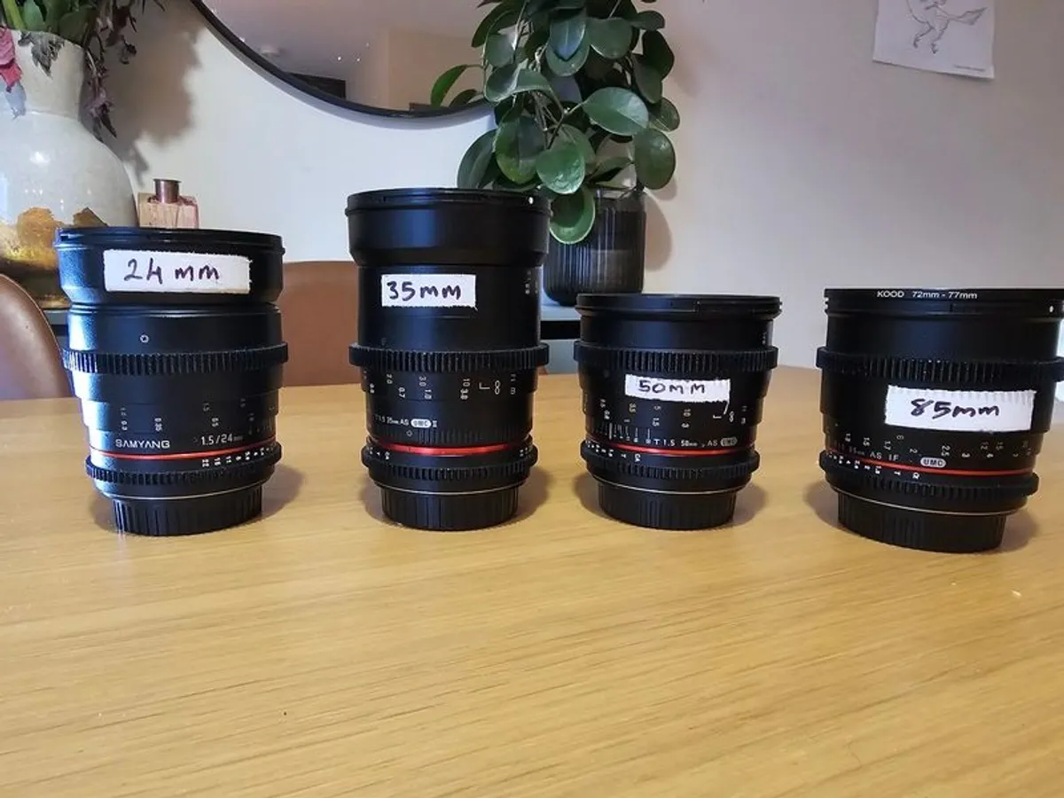 Samyang Cine Lens Set - Image 1