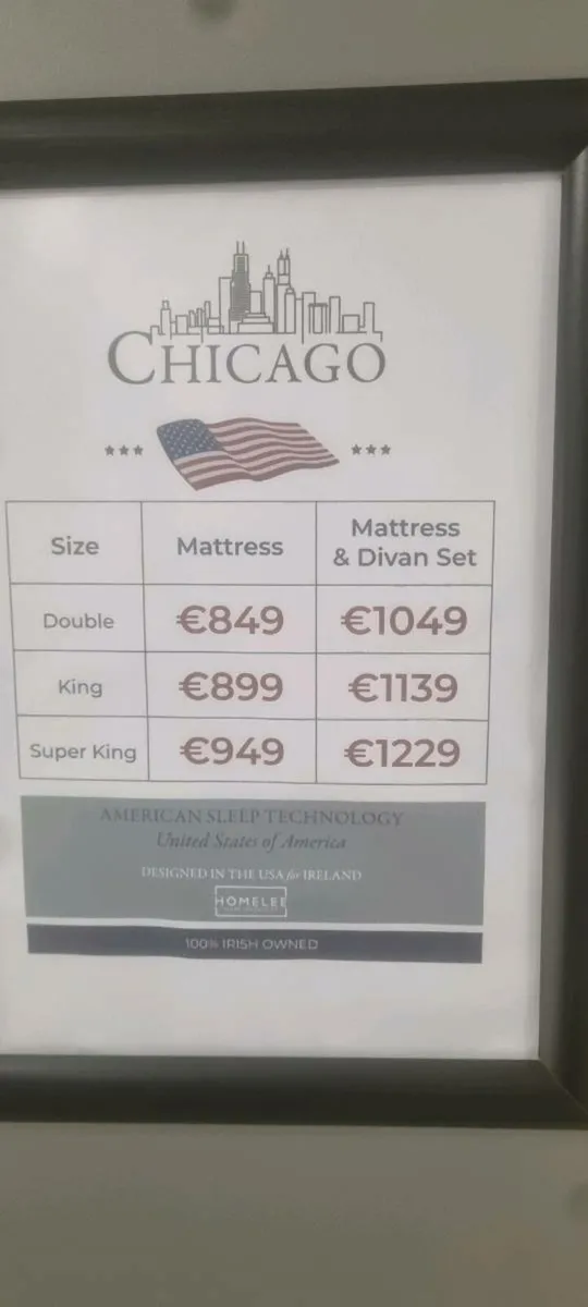 Super king 6ft Chicago Mattress - Image 2