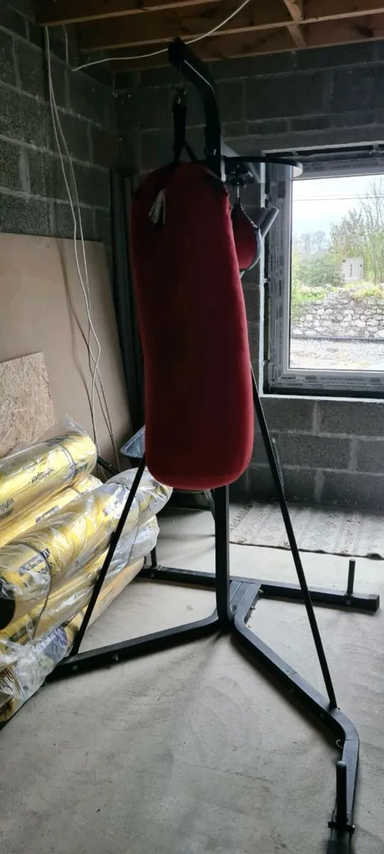 Boxing bag, stand and speed bag €50 ono - Image 2