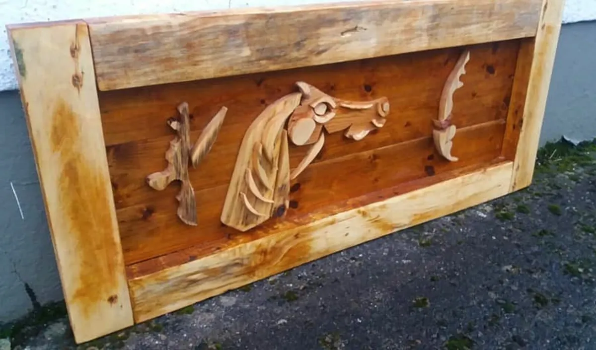 Rustic Driftwood Horse Head Woodart - Image 3