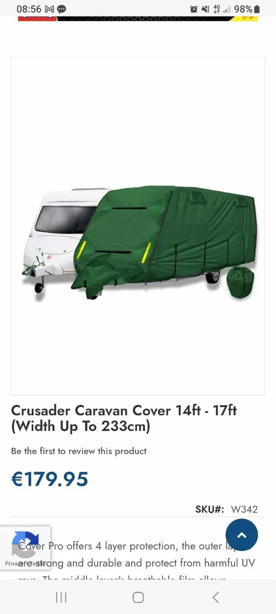 Caravan cover - Image 1