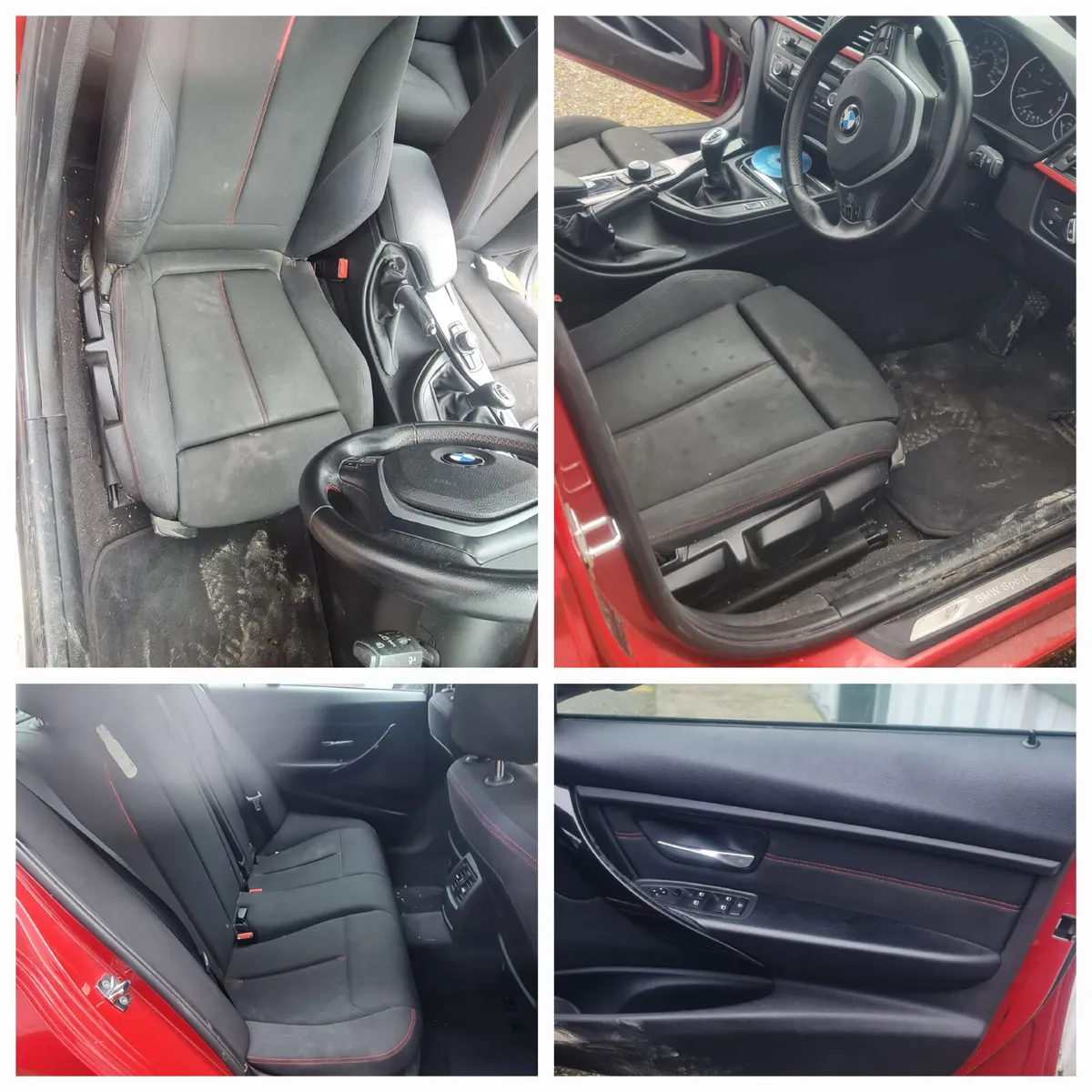 BMW F30 MSPORT SEATS LEATHER ALCANTARA - Image 2